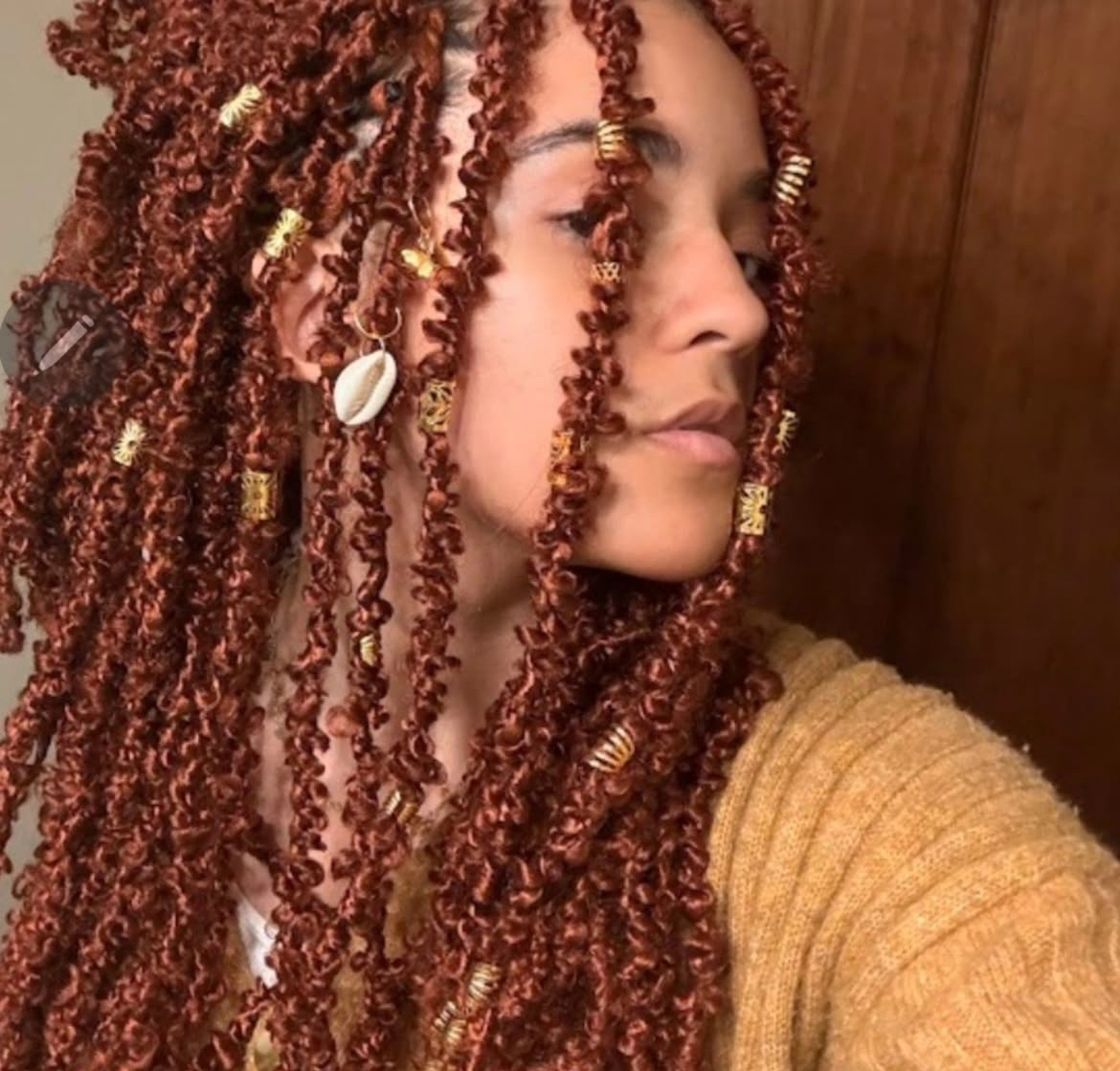 Crochet & Faux Locs hairstyle at Gege Hair Salon in Schaumburg